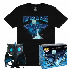 Funko Game of Thrones POP! & Tee Box Icy Viserion Exclusive